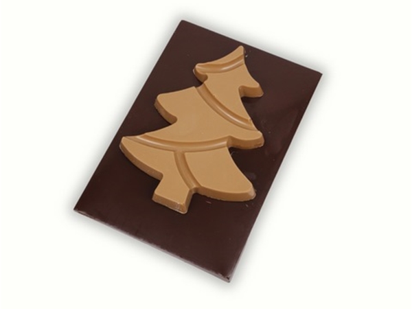 Kerstboom chocolade massief